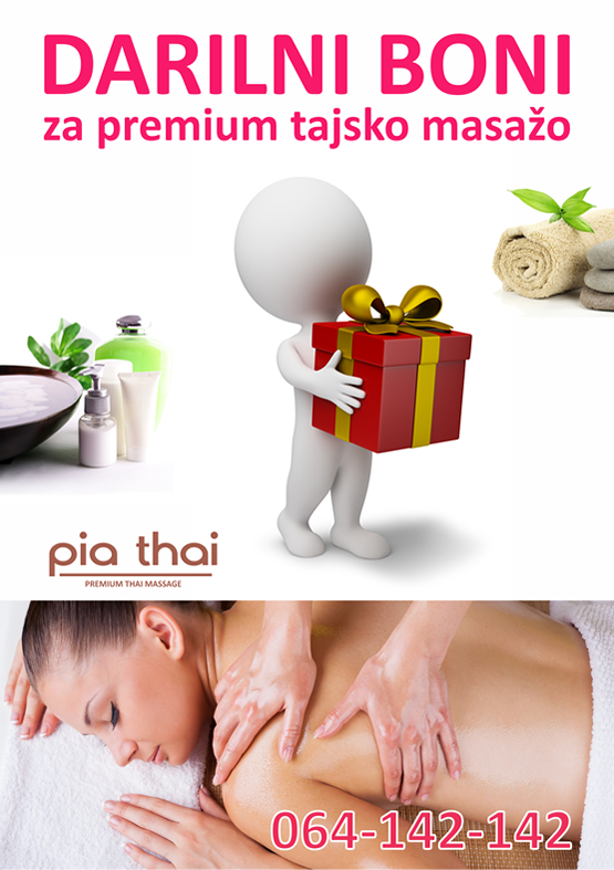Darilni bon za masažo Ljubljana